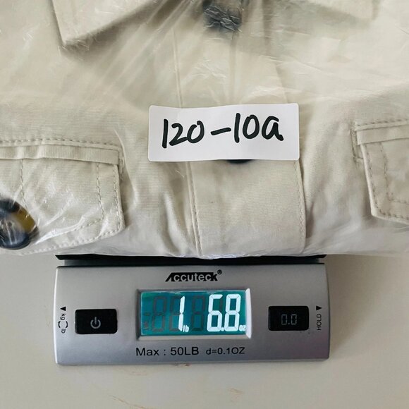 Cabi Style #5659 Womens Ivory Long Sleeve Button Up Kenya Safari Jacket Size M - Picture 11 of 11